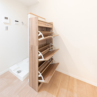 3段靴収納+上部引出(2)