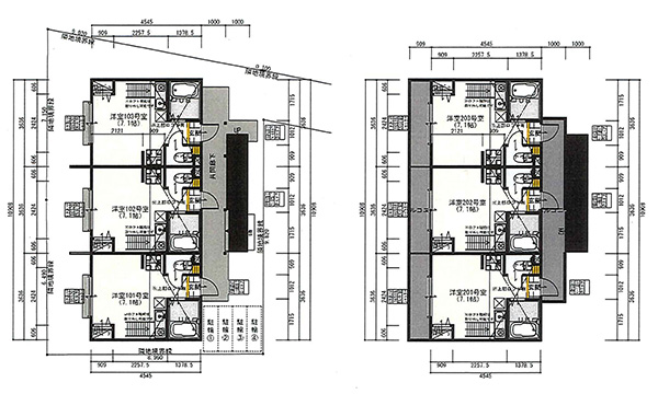 メゾンノワール相模原 配置図